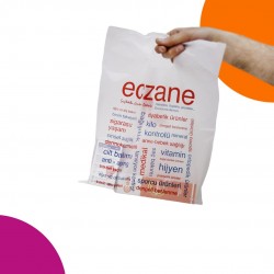 Eczane Poşeti 24x31 Cm(Orta Boy) El Geçme Eczane Temalı (1 Kg)