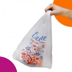 Eczane Poşeti 24x40 Cm Küçük Boy Atlet Çiçek Desenli (1 Kg)