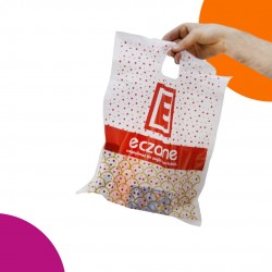 Eczane Poşeti 26x38 Cm (Büyük Boy) Yıldız Desenli (1 Kg)