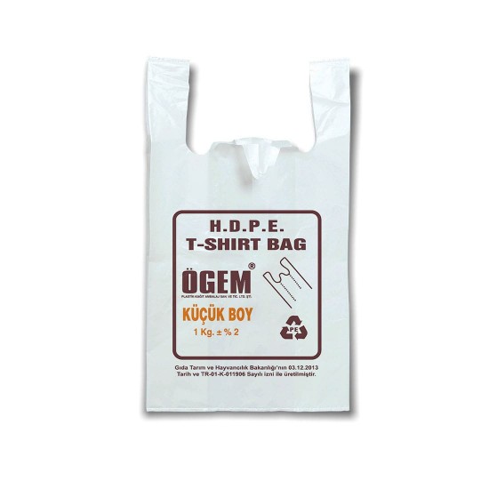 Dökme Hışır Atlet Poşet 1 kg. Beyaz, Küçük Boy
